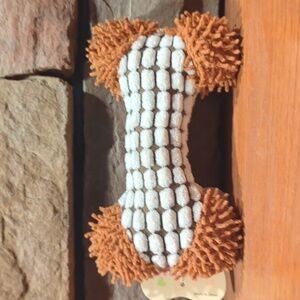 NWT Bone Shaped Dog Toy with Squeaker